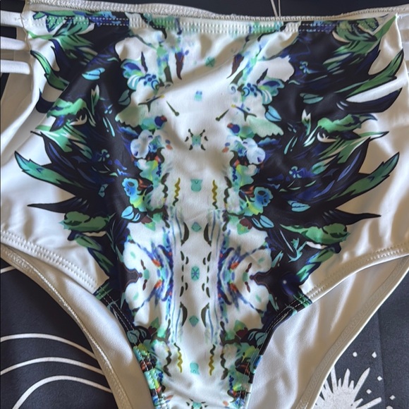 Floral Bikini Set with Strappy Details - Picture 2 of 4